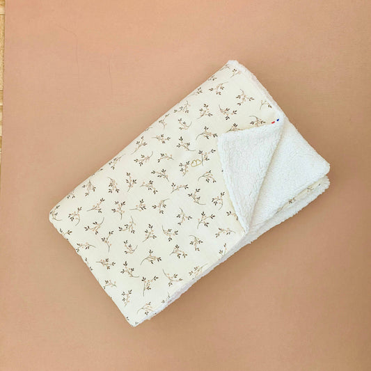 Mantinha Estampado Floral Cru Romy