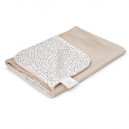 Manta de bambú ligera - Piedras beige (-30%)