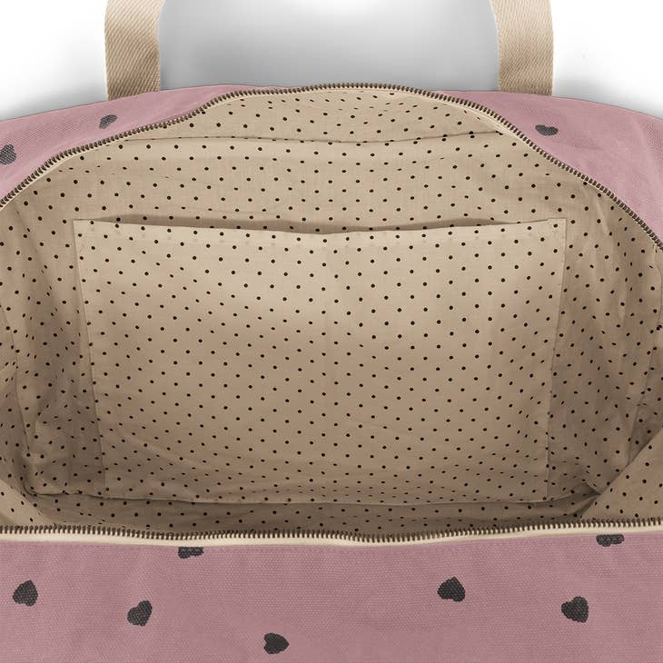 Bolsa Premamá Corazones Rosa