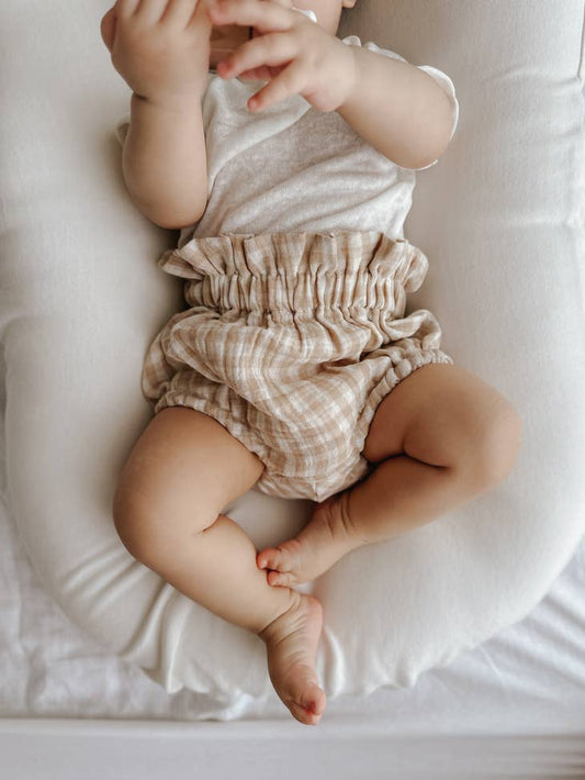 Small check pattern muslin diaper cover (-40%)
